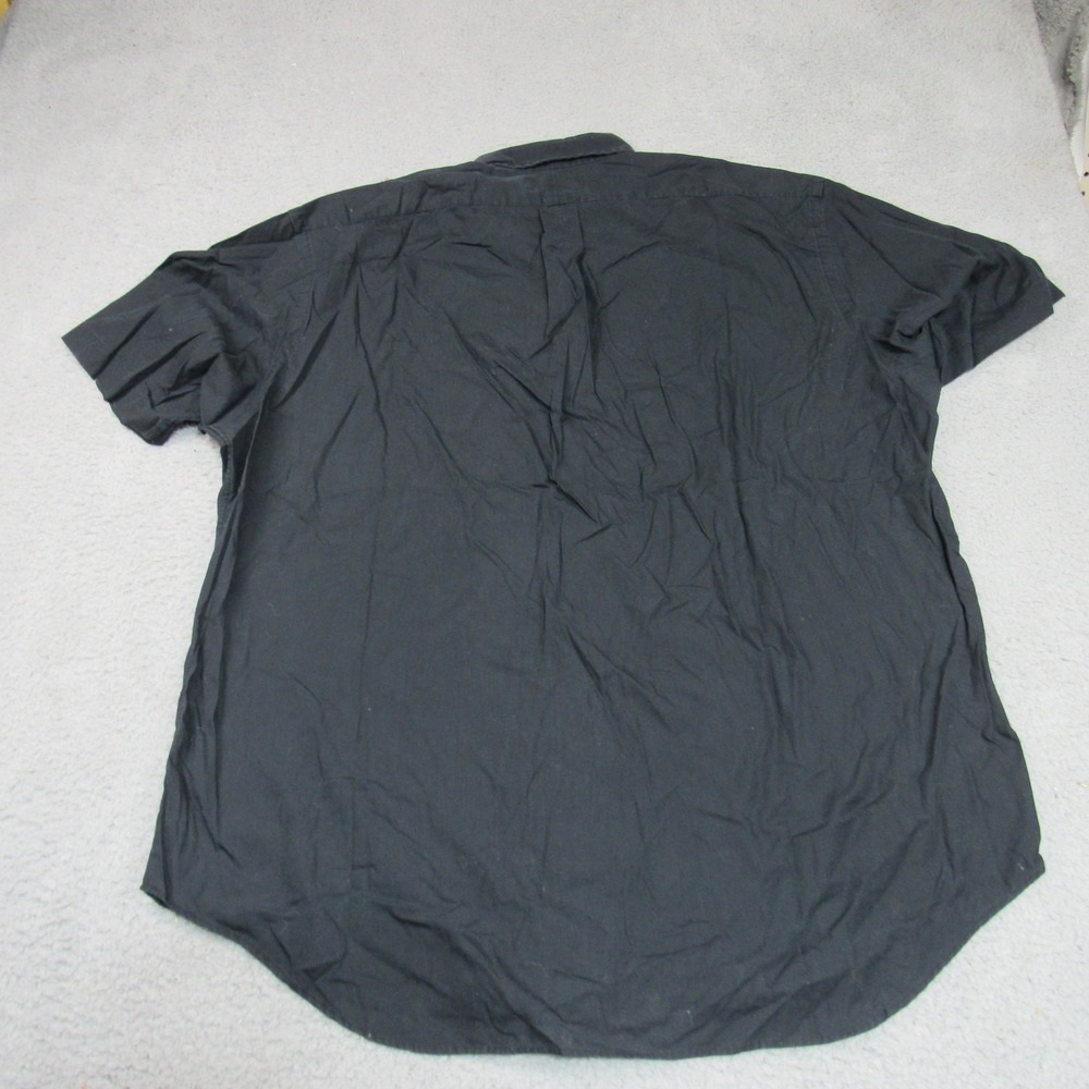 Ralph Lauren Blake Mens XL Black Short Sleeve Button Down Shirt Red Pony NWT - Picture 6 of 8